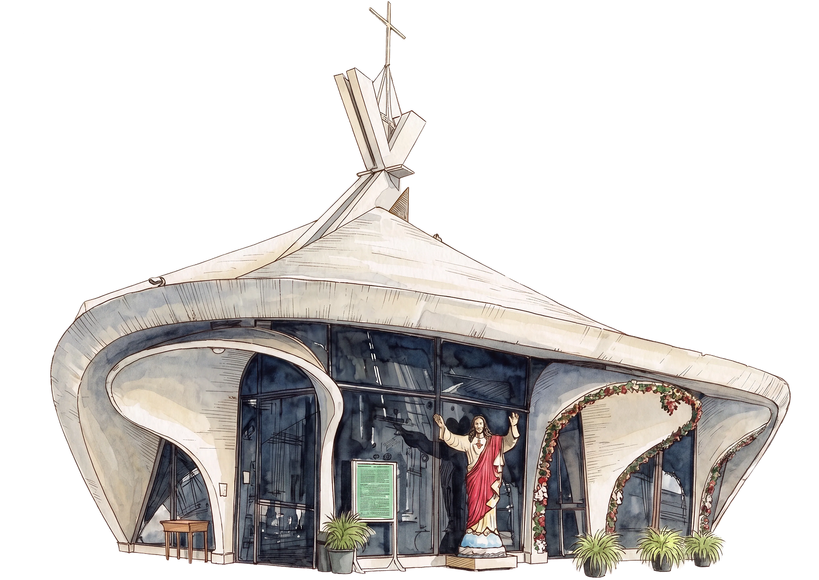 Illustration of St. Andrew the Apostle Parish